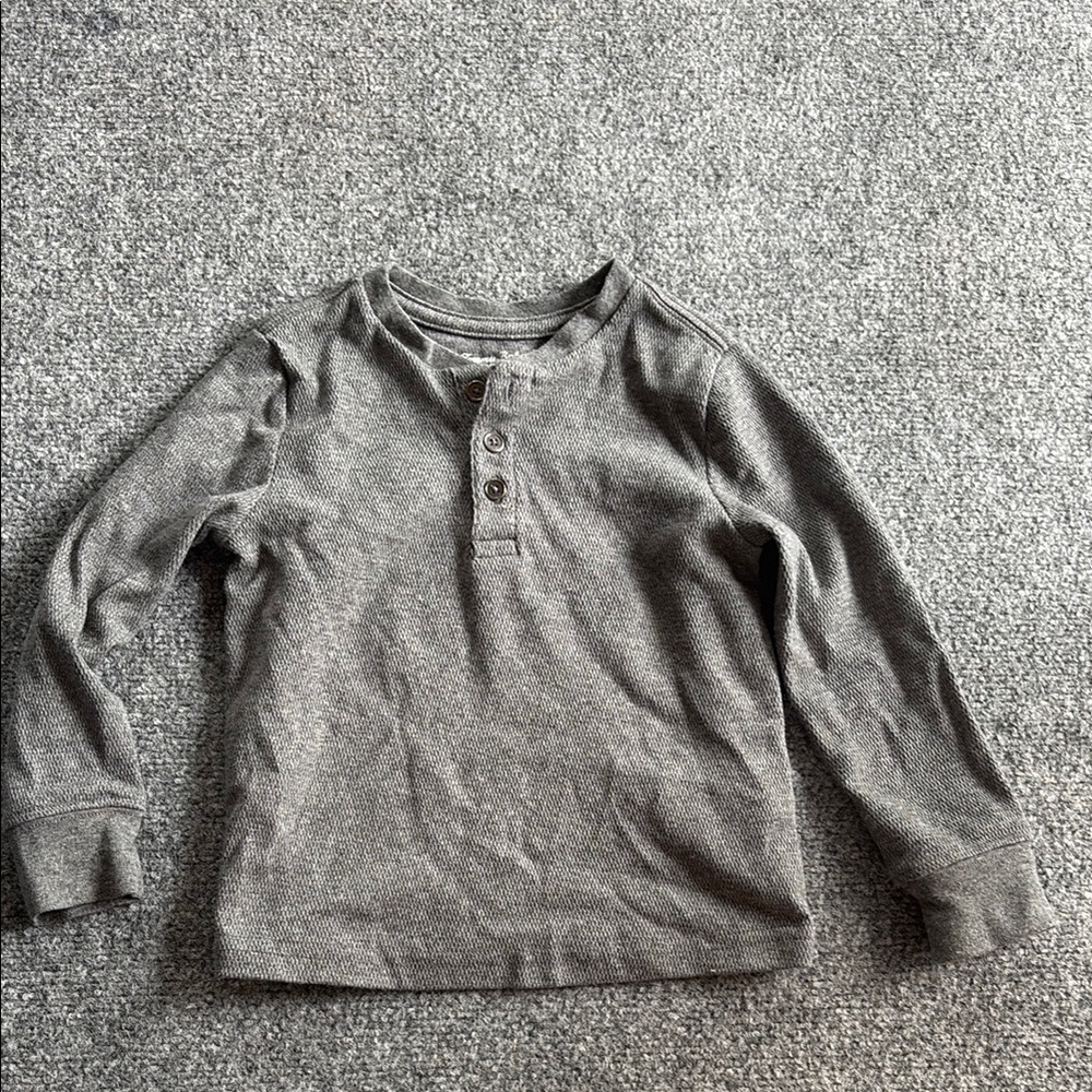 Tommy Bahama Gray Kids Henley Shirt - Size XS (4)